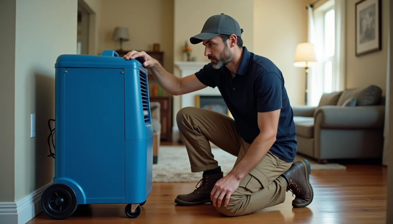 Water damage restoration service